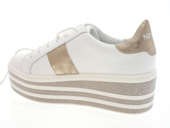 no name - Tennis BOOST SNEAKER - BLANC OR