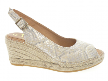 Kanna - Espadrilles 705 - PYTHON GRIS