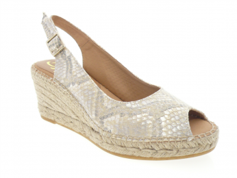 Kanna - Espadrilles 705 - PYTHON GRIS