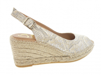 Kanna - Espadrilles 705 - PYTHON GRIS