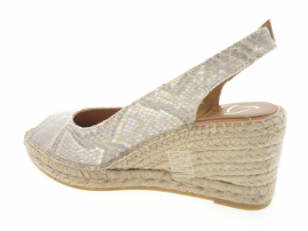 Kanna - Espadrilles 705 - PYTHON GRIS