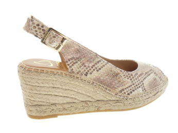 Kanna - Espadrilles 705 - PYTHON BEIGE