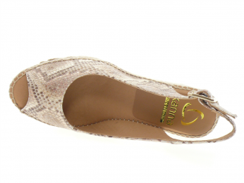 Kanna - Espadrilles 705 - PYTHON BEIGE