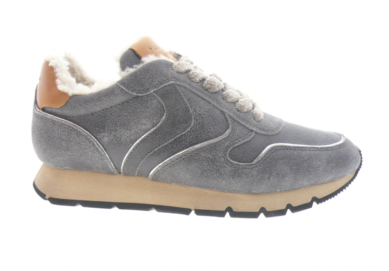 voile blanche - Sport JULIA FUR - DAIM GRIS