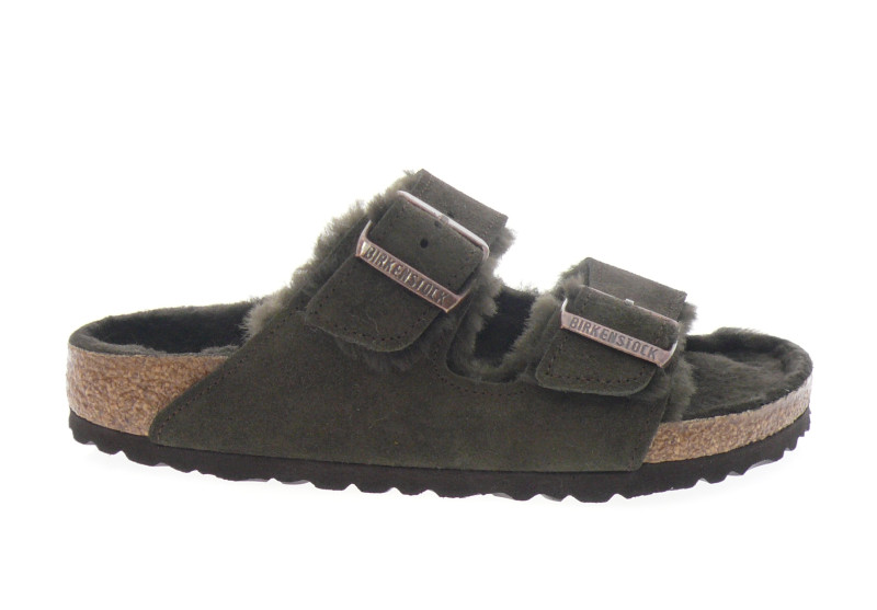 birkenstock - Femme ARIZONA F SHE - DAIM MARRON FONC