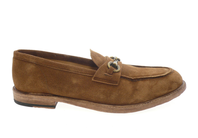 crispiniano - Mocassin 886 - DAIM COGNAC