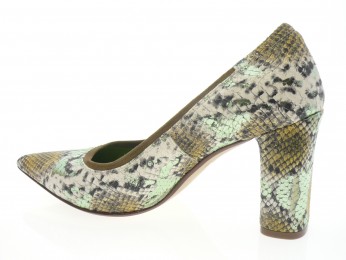lorenzo masiero - Escarpin 64 229 - PYTHON VERT