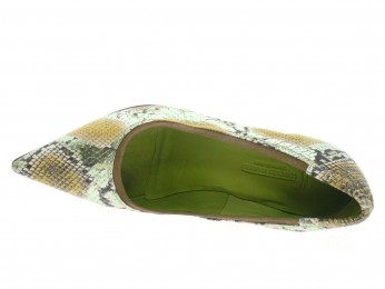 lorenzo masiero - Escarpin 64 229 - PYTHON VERT
