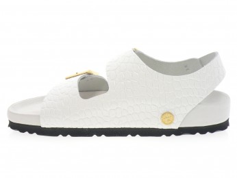 birkenstock - Nu pied MILANO EXQ - PYTHON BLANC