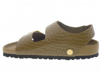 birkenstock - Nu pied MILANO EXQ - PYTHON KAKI
