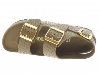 birkenstock - Nu pied MILANO EXQ - PYTHON KAKI