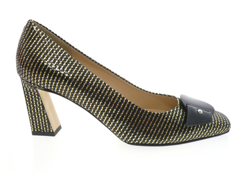 brunate - Escarpin 70342 - NOIR OR