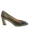brunate - Escarpin 70342 - NOIR OR