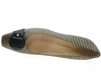 brunate - Escarpin 70342 - NOIR OR