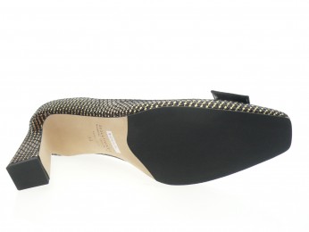 brunate - Escarpin 70342 - NOIR OR