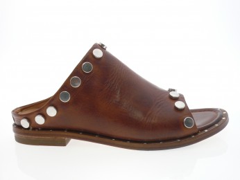 la bottega di lisa - Mule 4127 B. - COGNAC
