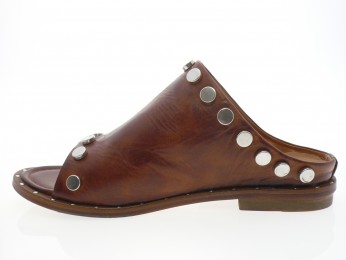 la bottega di lisa - Mule 4127 B. - COGNAC