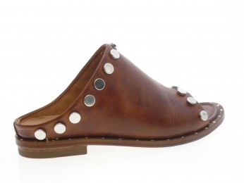 la bottega di lisa - Mule 4127 B. - COGNAC