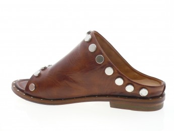 la bottega di lisa - Mule 4127 B. - COGNAC