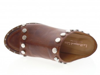 la bottega di lisa - Mule 4127 B. - COGNAC
