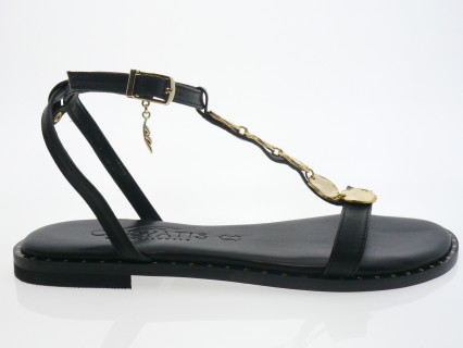 caryatis - Nu pied 621717 - NOIR OR