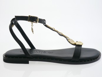 caryatis - Nu pied 621717 - NOIR OR