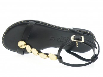caryatis - Nu pied 621717 - NOIR OR