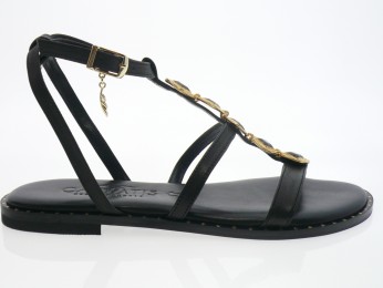 caryatis - Nu pied 622112 - NOIR OR