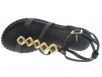 caryatis - Nu pied 622112 - NOIR OR