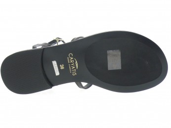 caryatis - Nu pied 622112 - NOIR OR