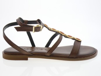 caryatis - Nu pied 622112 - MARRON OR