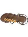 caryatis - Nu pied 622112 - MARRON OR