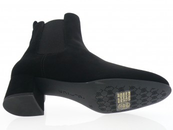 unisa - Boots LAJEO - DAIM NOIR