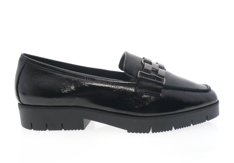 Reqins - Mocassin MELVIN - VERNIS NOIR