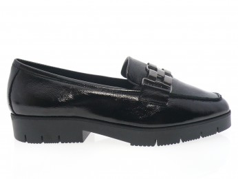 Reqins - Mocassin MELVIN - VERNIS NOIR