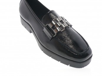 Reqins - Mocassin MELVIN - VERNIS NOIR