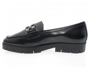 Reqins - Mocassin MELVIN - VERNIS NOIR