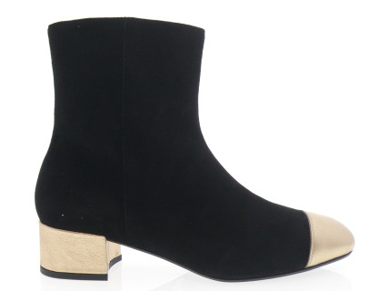 Reqins - Mocassin ROXANE - DAIM NOIR