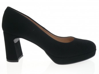 unisa - Escarpin MALIK - DAIM NOIR