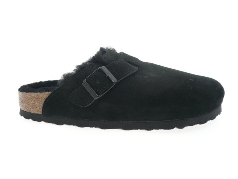 birkenstock - Sport BOSTON SHEARLING F - DAIM NOIR