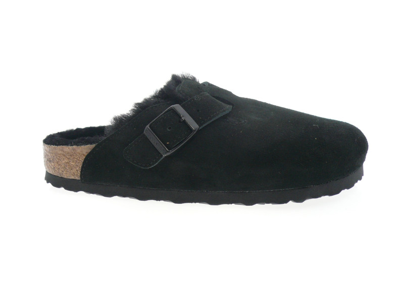 birkenstock - Sport BOSTON SHEARLING F - DAIM NOIR