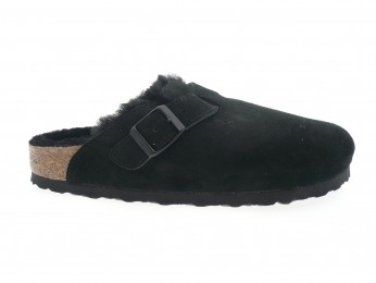 birkenstock - Sport BOSTON SHEARLING F - DAIM NOIR