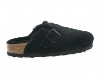 birkenstock - Sport BOSTON SHEARLING F - DAIM NOIR