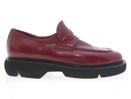 lorenzo masiero - Mocassin W25414 - ROUGE