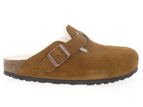 birkenstock - Sport BOSTON SHEARLING F - DAIM CAMEL