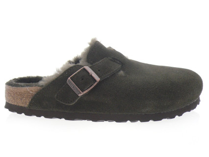 birkenstock - Sport BOSTON SHEARLING F - DAIM MARRON