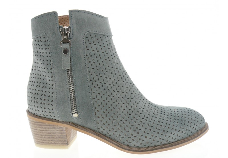 alpe - Boots 5389 - DAIM BLEU