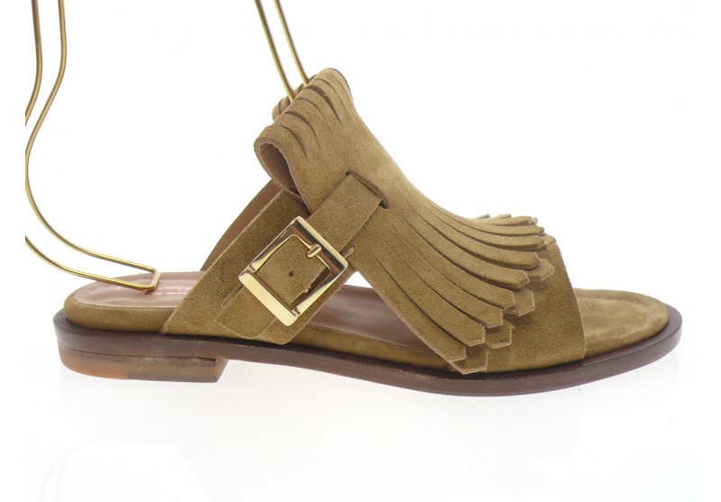 la bottega di lisa - Mule 6041 - DAIM BEIGE