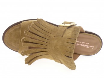 la bottega di lisa - Mule 6041 - DAIM BEIGE