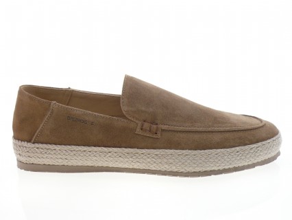 bruno s - Mocassin LIDO - DAIM MARRON